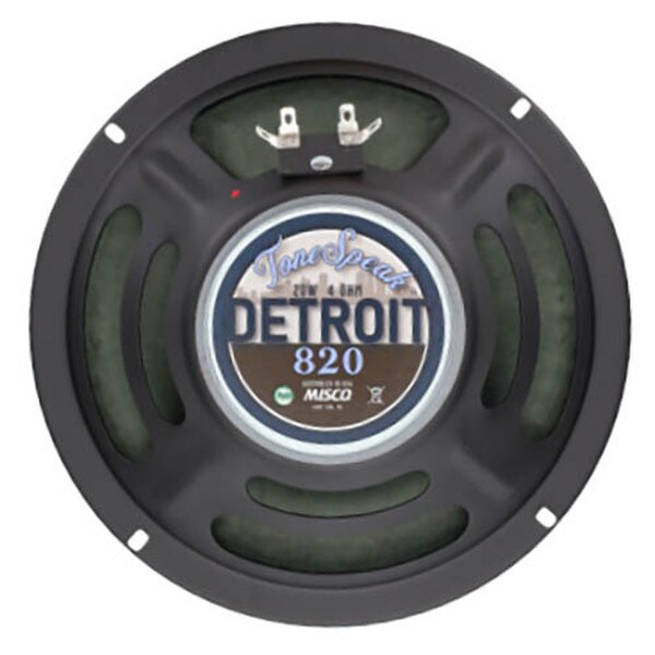 Main product image for ToneSpeak Detroit 820 8" American Voiced Guitar Speaker 4 Ohm291-102